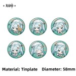 miHoYo Genshin Impact Faruzan Alhaitham Kaveh Badge Pendant Colored Paper Game Accessories